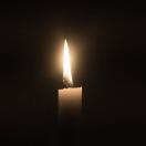 a candle in the dark