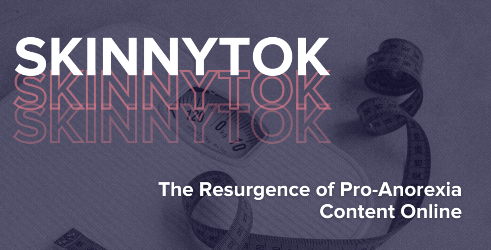 The title skinnytok on a navy background