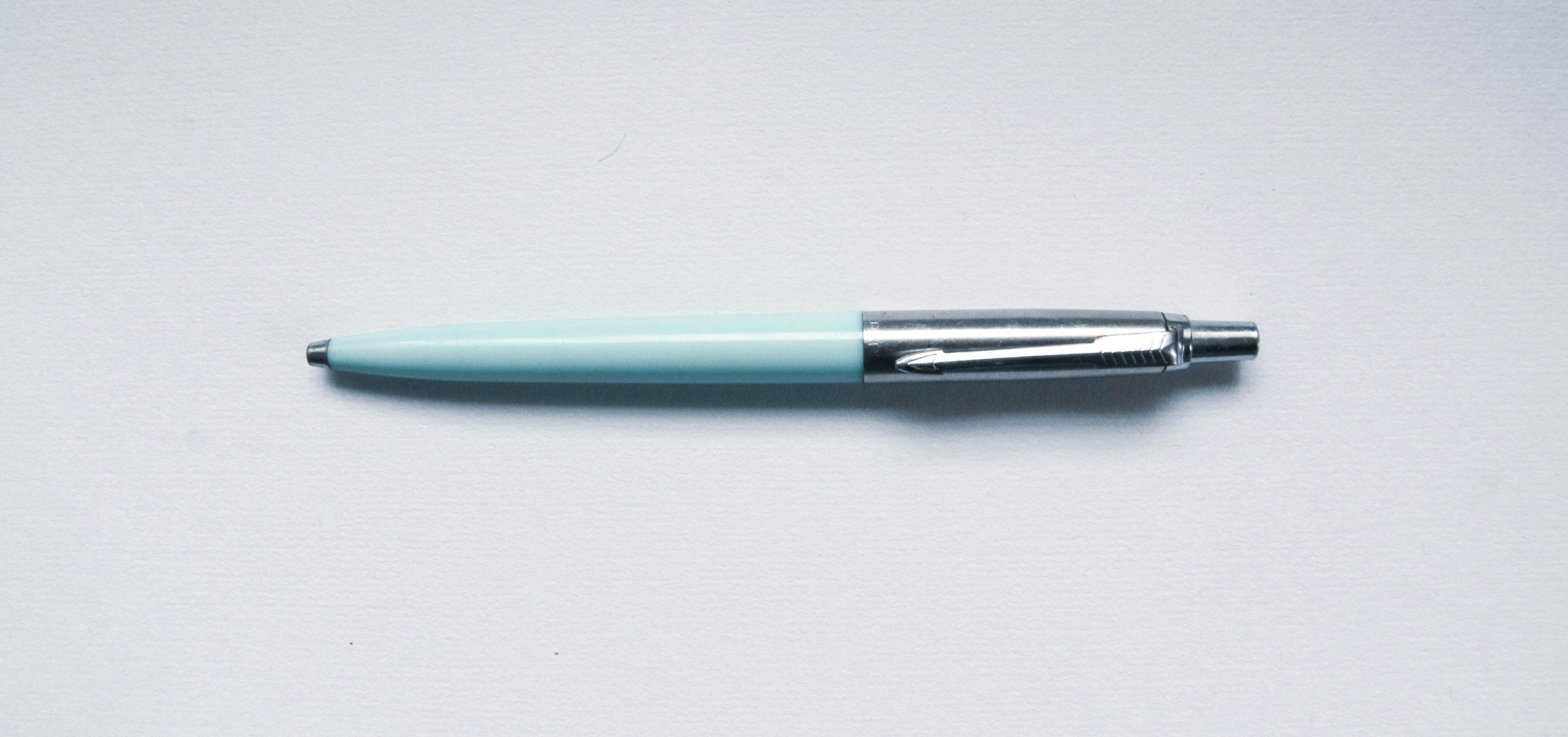 a pen on a white background