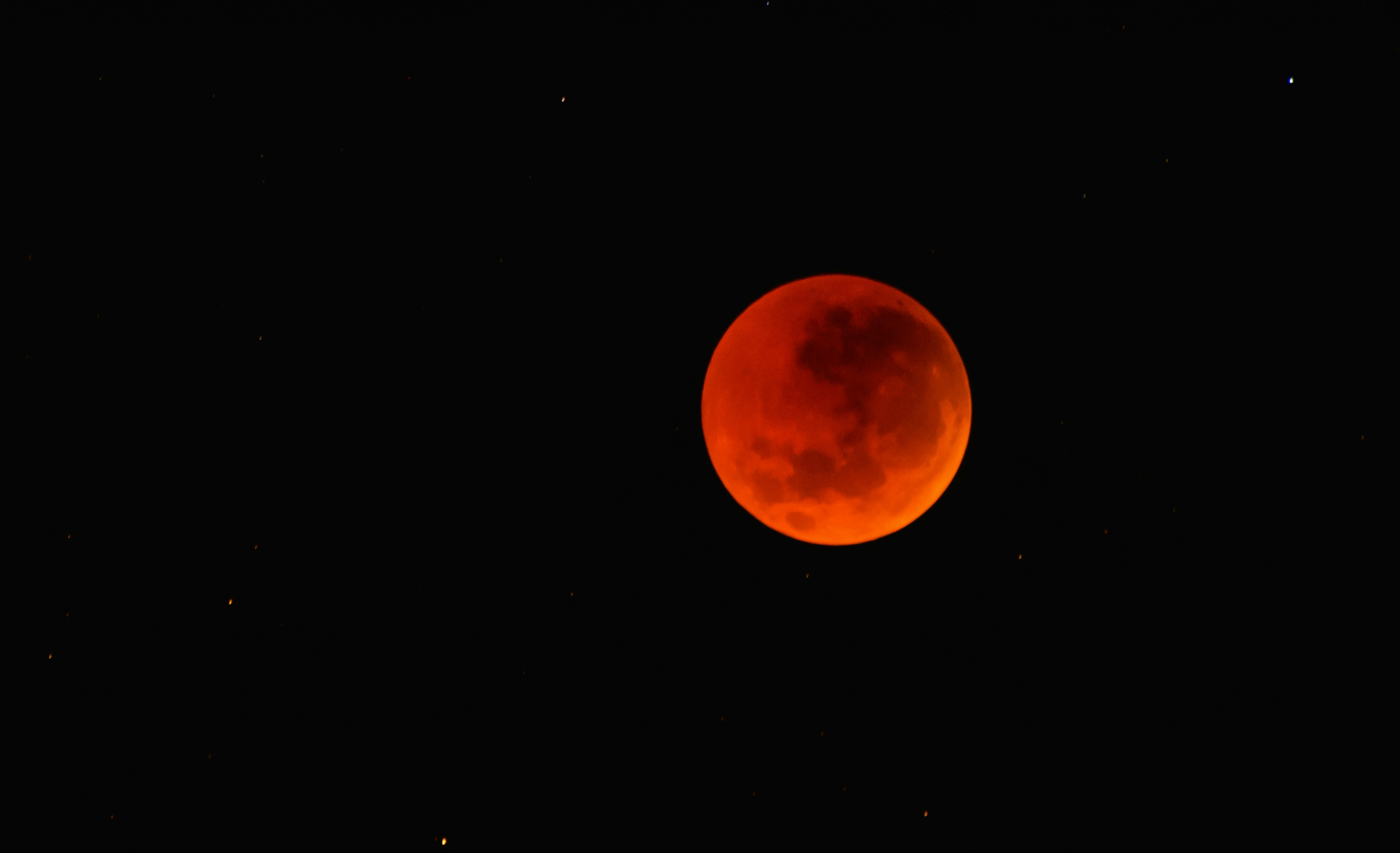 a red moon