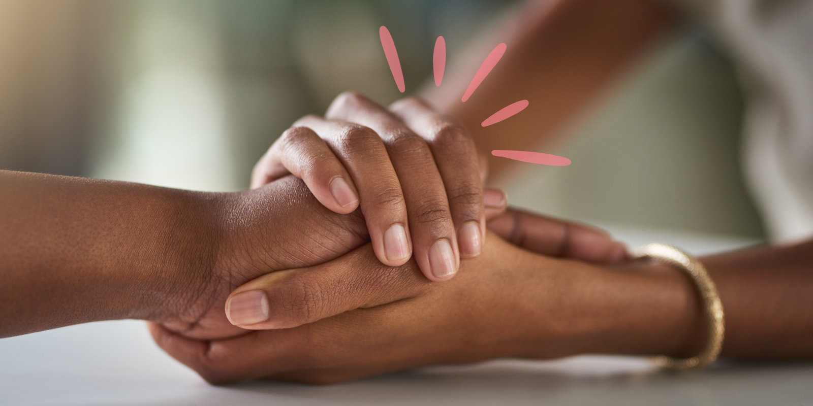 hands holding 