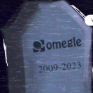 Headstone that says omegle on it