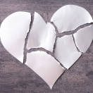 paper heart ripped up