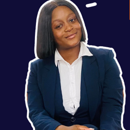 A cover image graphic that reads "Gen Z Trailblazer with Charity Nyambe" on a navy background