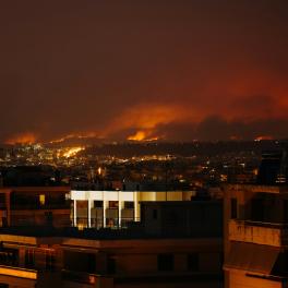 Wildfire in greece