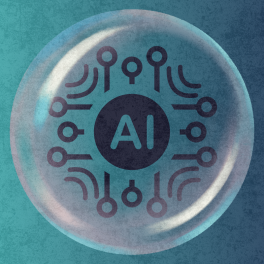the letters AI insight a bubble graphic