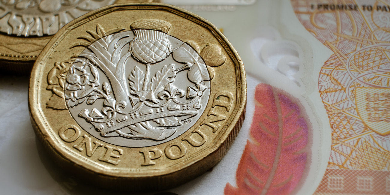 a one pound coin