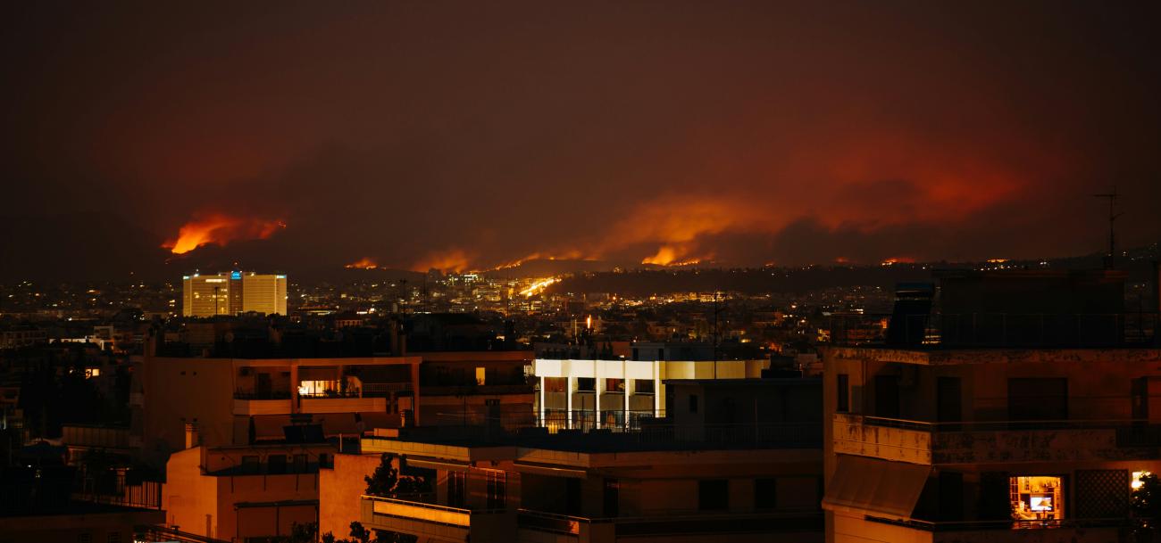 Wildfire in greece