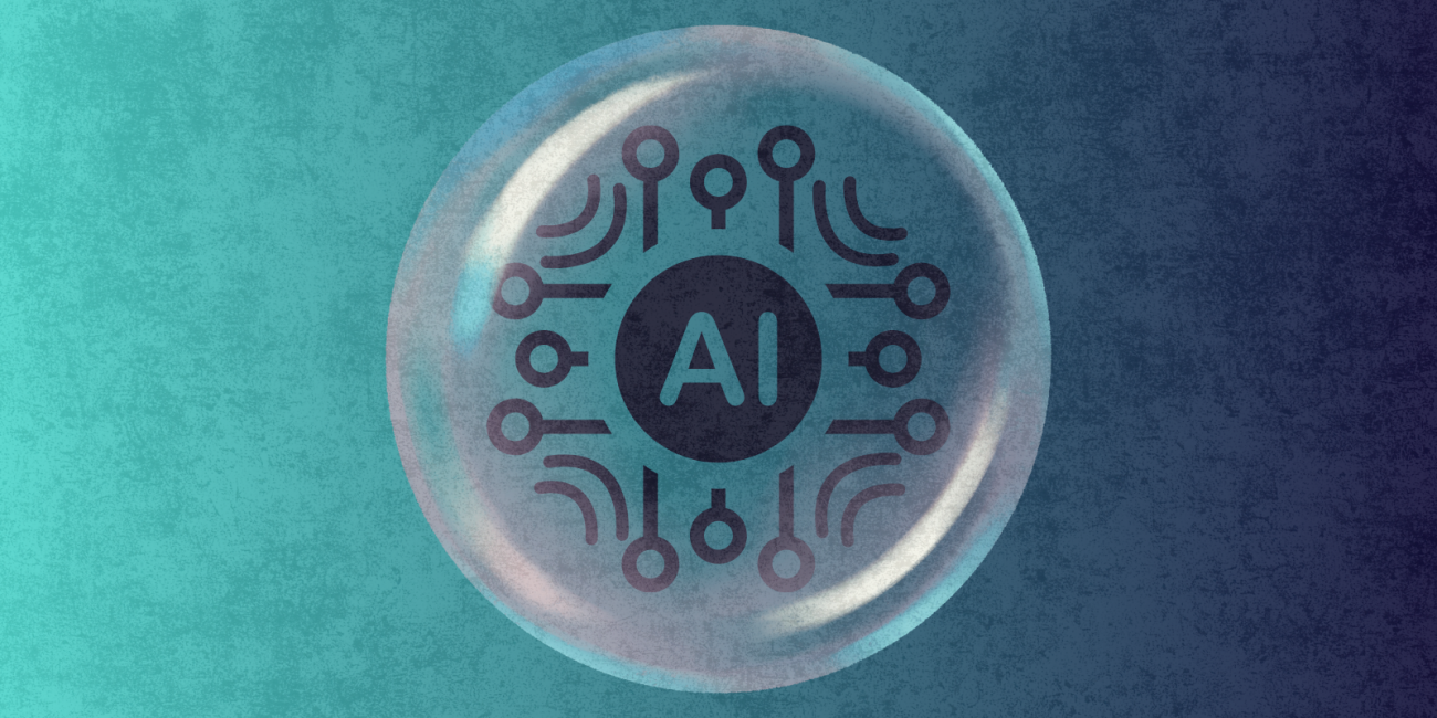 the letters AI insight a bubble graphic