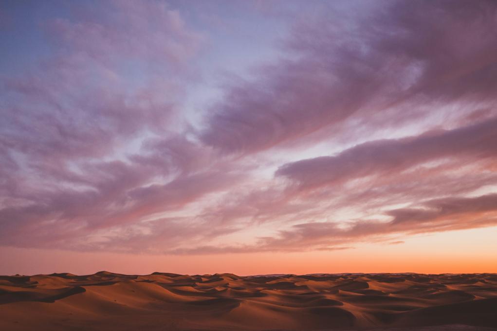 desert sunset sky