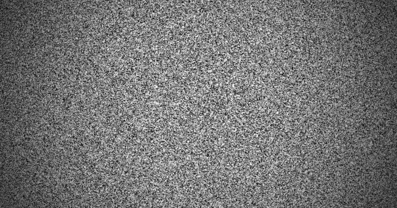 black and white static